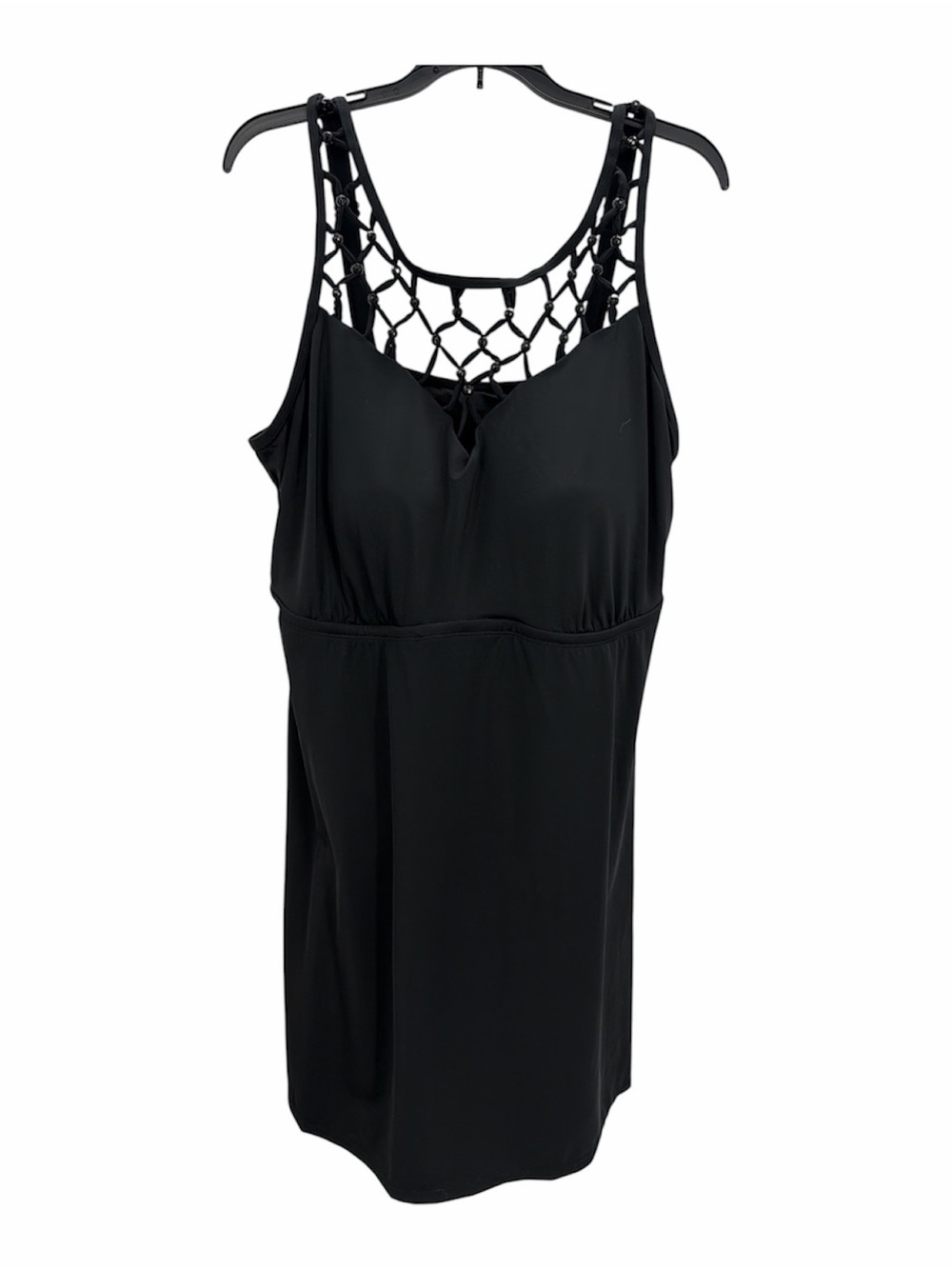 Swimsuits For All One Piece Womens Size 24 Black NWT
